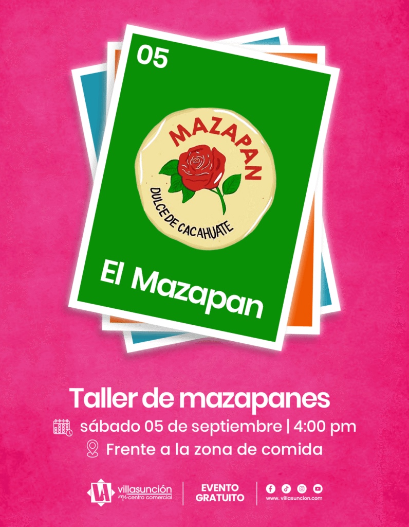 Taller de mazapanes en Villasunción Aguascalientes, septiembre 2026
