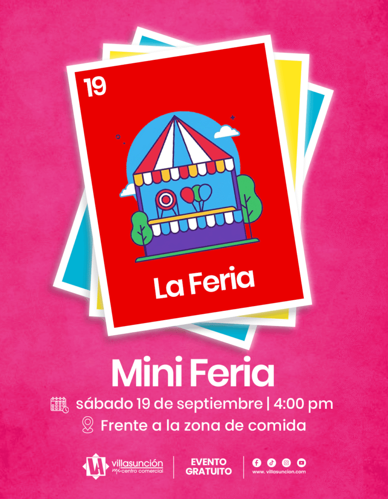 Mini Feria en Villasunción Aguascalientes, septiembre 2026